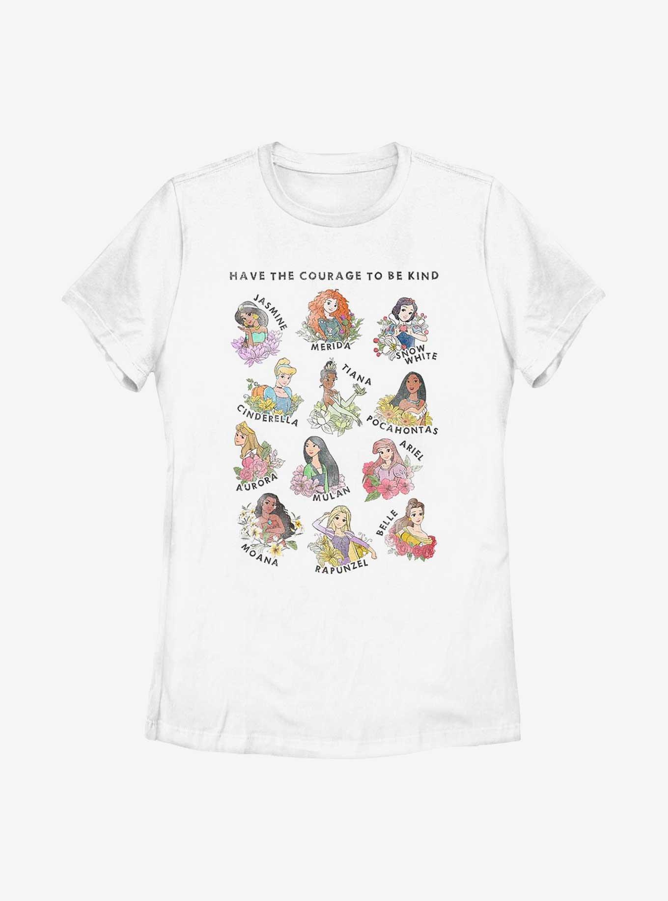 Disney Princesses Hand-drawn Princesses Womens T-Shirt