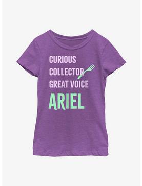 Disney The Little Mermaid Ariel List Youth Girls T-Shirt, , hi-res