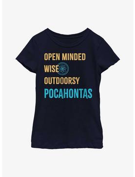 Disney Pocahontas Princess List Youth Girls T-Shirt, , hi-res