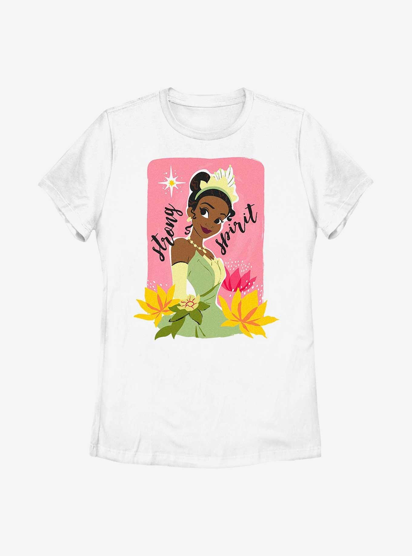 Disney The Princess And The Frog Princess Tiana Strong Spirit Womens T-Shirt, WHITE, hi-res