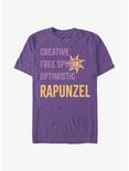 Disney Tangled Rapunzel List T-Shirt, PURPLE, hi-res