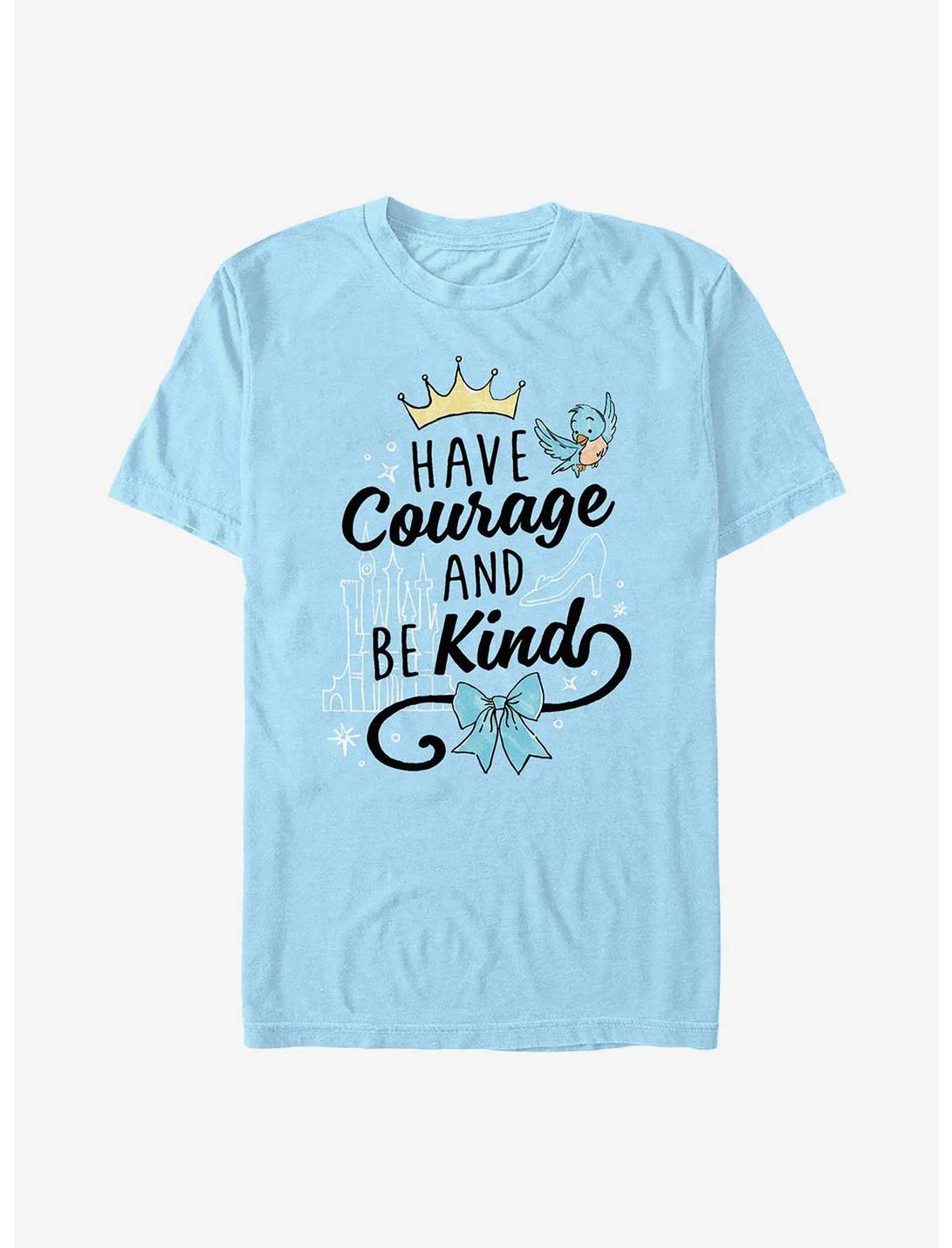 Disney Cinderella Have Courage & Be Kind T-Shirt, LT BLUE, hi-res