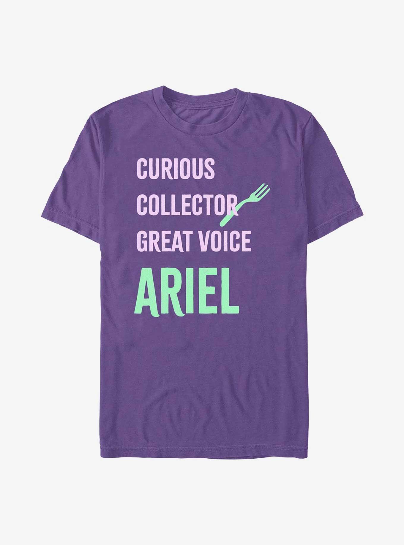 Disney The Little Mermaid Ariel List T-Shirt, PURPLE, hi-res