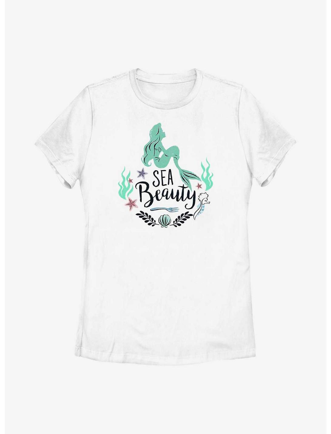 Disney The Little Mermaid Sea Beauty Womens T-Shirt, WHITE, hi-res
