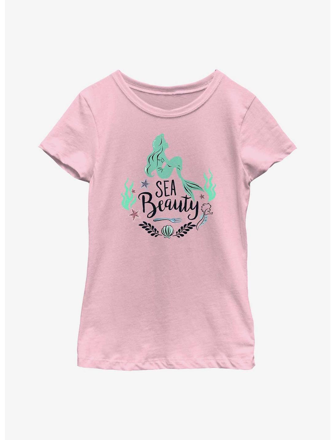 Disney The Little Mermaid Sea Beauty Youth Girls T-Shirt, PINK, hi-res
