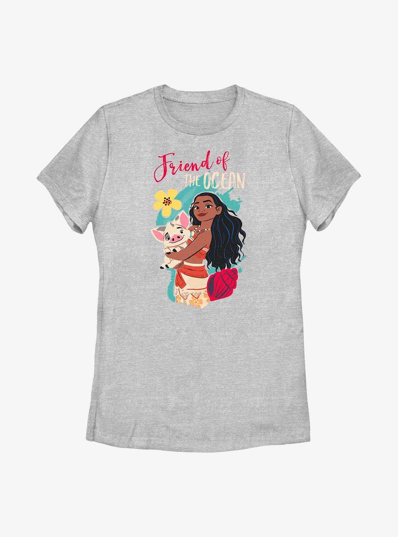 Disney Moana Friend Of The Ocean Womens T-Shirt, , hi-res