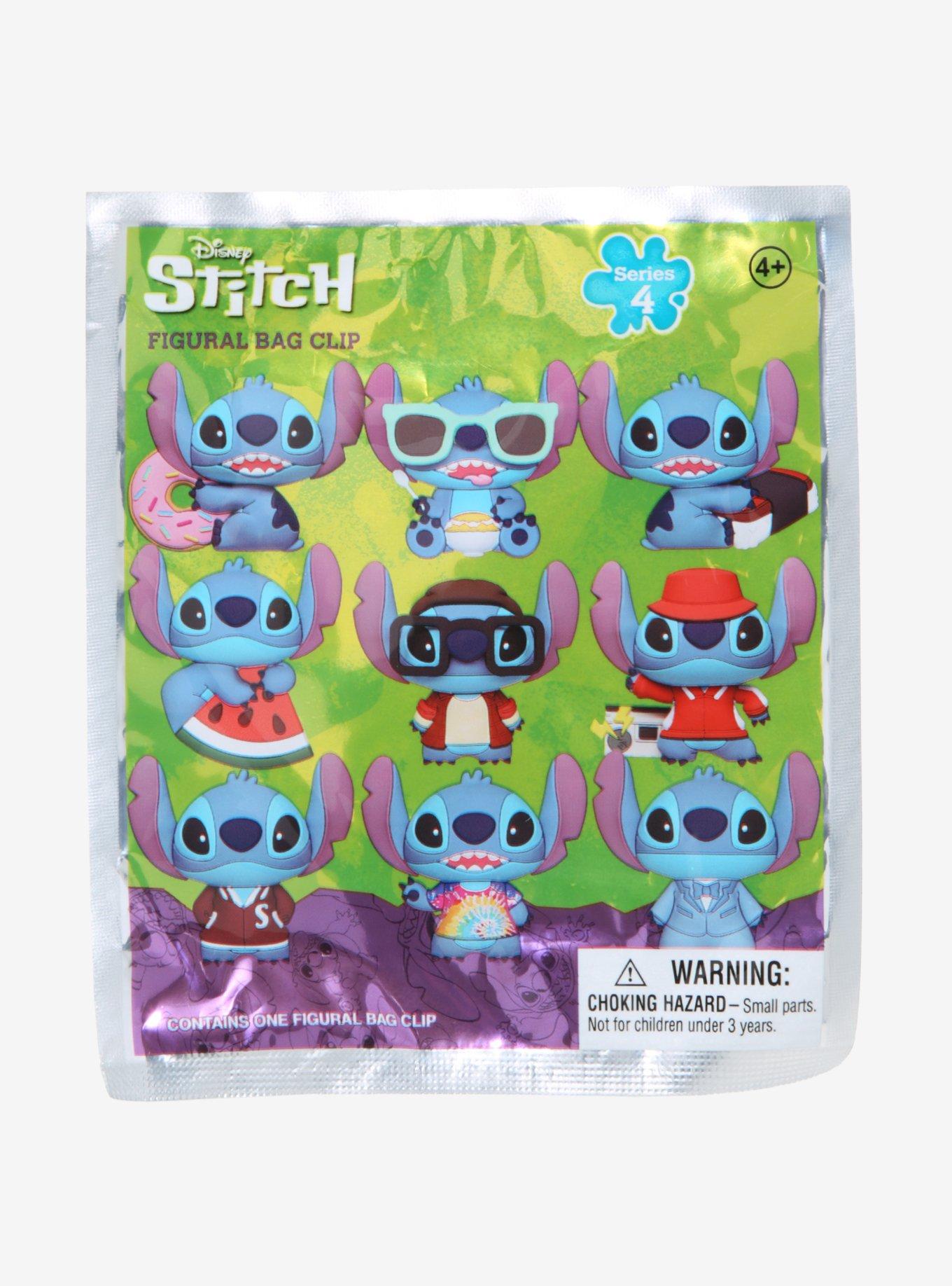  Disney Stitch Blind Bags Party Favors 3 Pack - Bundle with 3  Lilo and Stitch Keychain Mystery Figures Plus Stickers, More