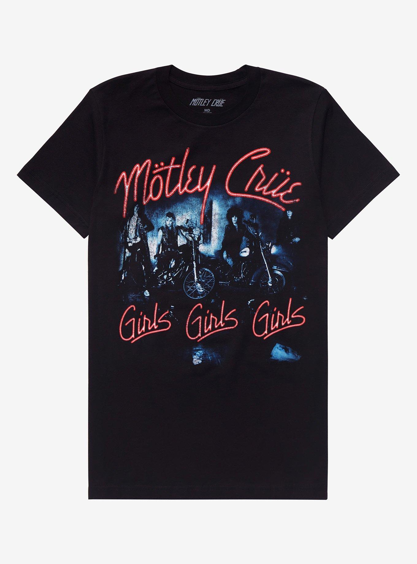 Motley Crue Girls Girls Girls Tracklisting Girls T-Shirt | Hot Topic