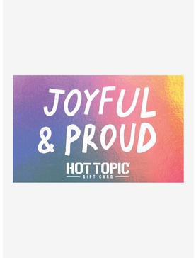 Joyful And Proud $50 Gift Card, BLACK, hi-res