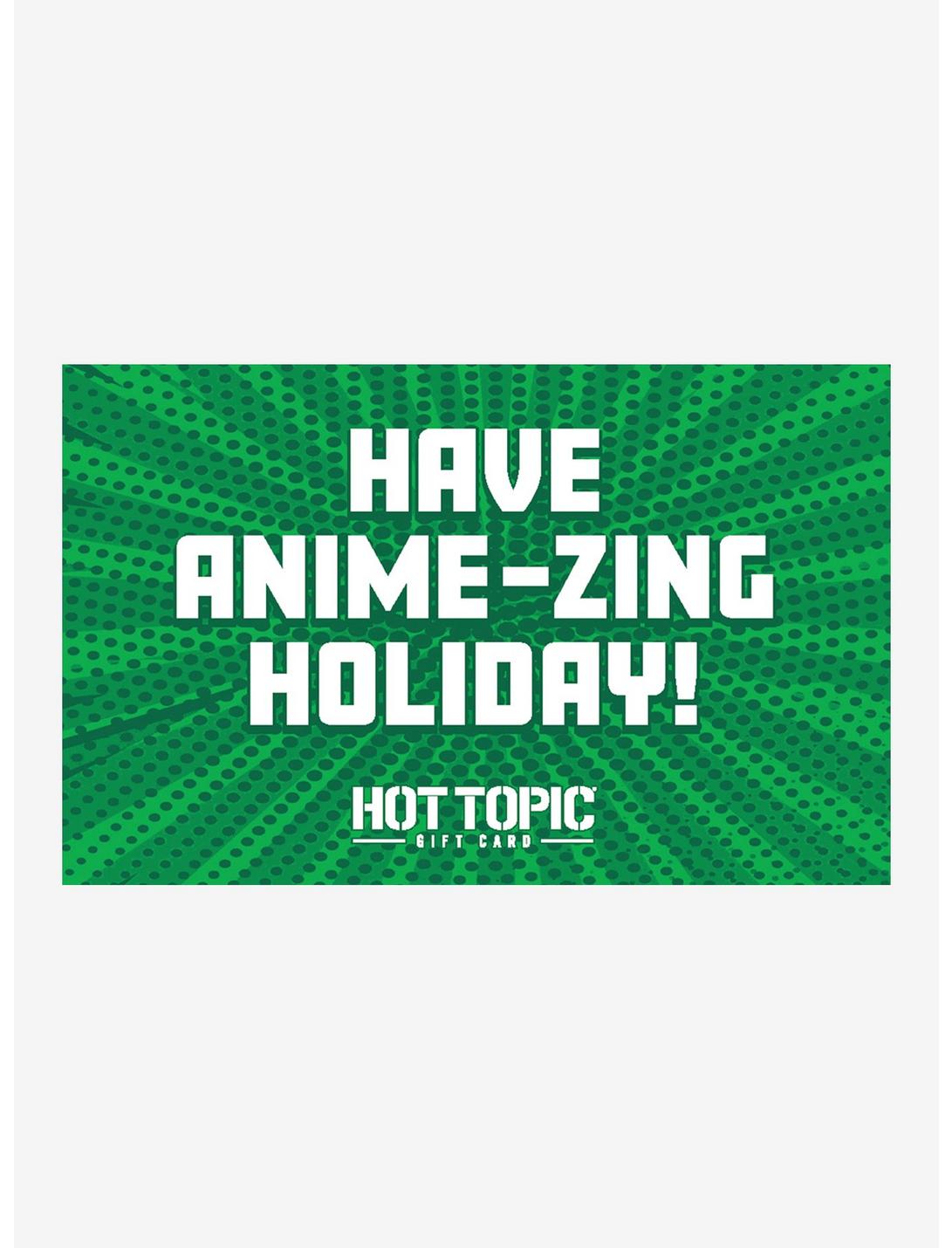 Anime-zing Holiday $100 Gift Card, BLACK, hi-res
