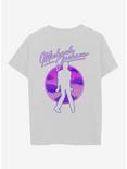 Michael Jackson Dancing Silhouette Girls T-Shirt, BRIGHT WHITE, hi-res