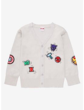 Marvel Avengers Icons Toddler Cardigan - BoxLunch Exclusive, , hi-res