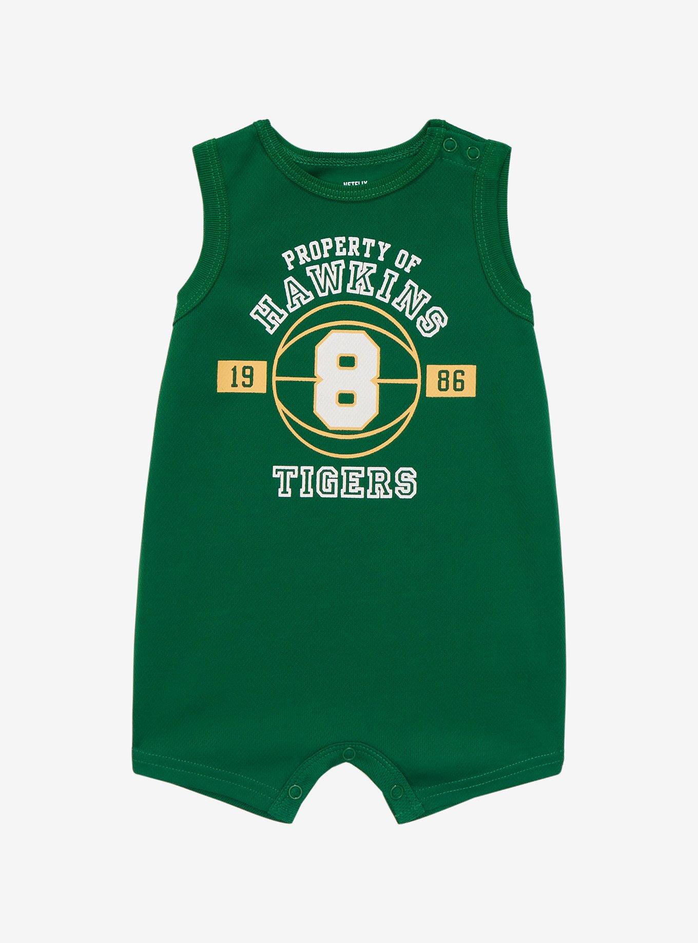 Stranger Things Property of Hawkins Infant One-Piece - BoxLunch Exclusive, FOREST, hi-res