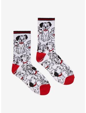 Disney 101 Dalmatians Collage Crew Socks, , hi-res