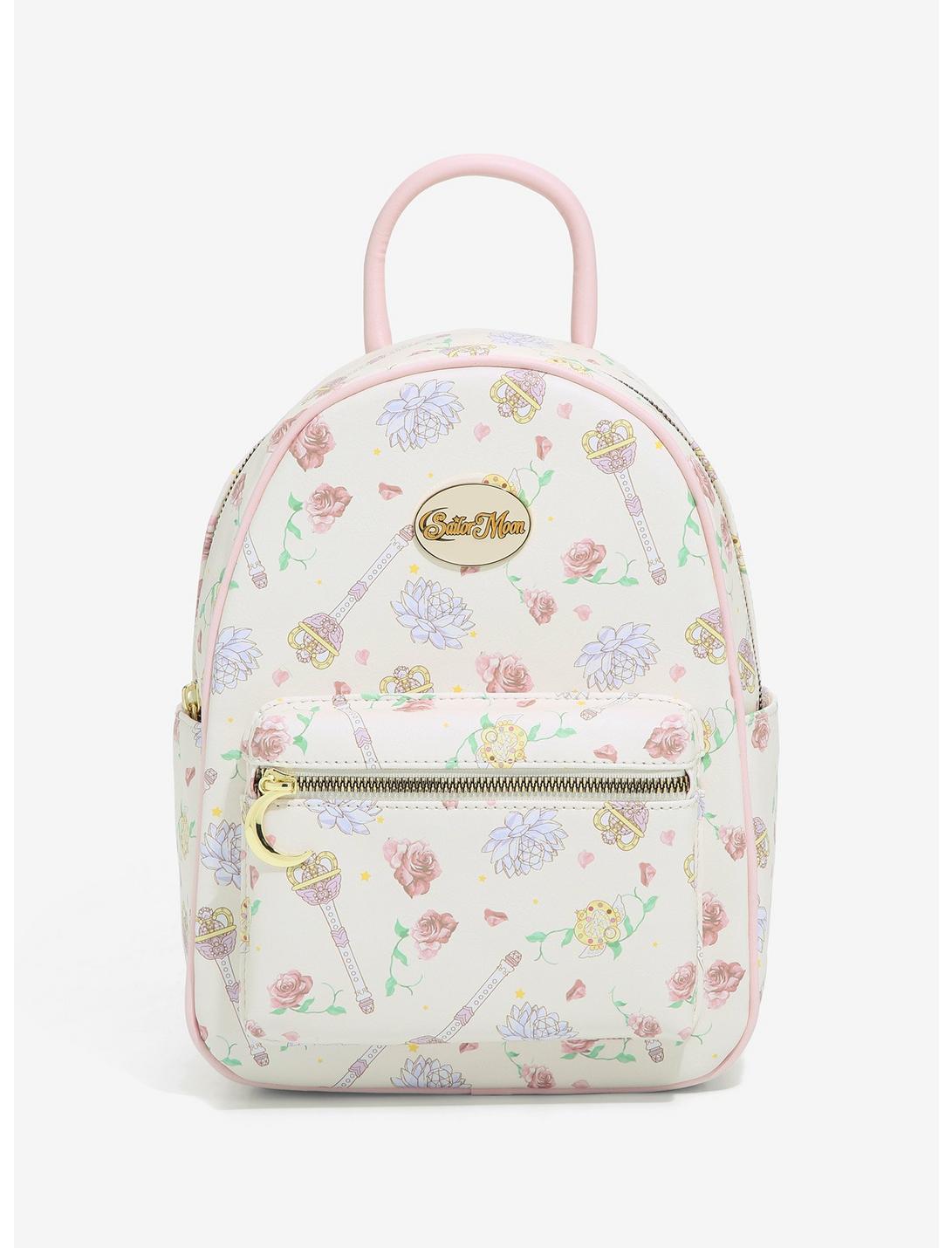 Pretty Guardian Sailor Moon Items & Flowers Mini Backpack, , hi-res