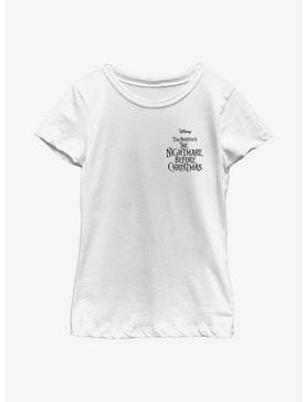 Disney Nightmare Before Christmas Logo Pocket Youth Girls T-Shirt, , hi-res