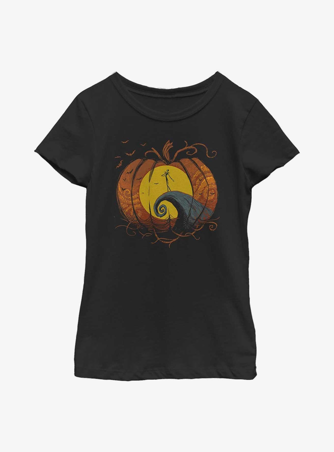 Disney Nightmare Before Christmas Pumpkin King Lament Youth Girls T-Shirt, , hi-res