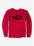 DC Comics The Suicide Squad Black Script Character Symbols Sweatshirt, , hi-res
