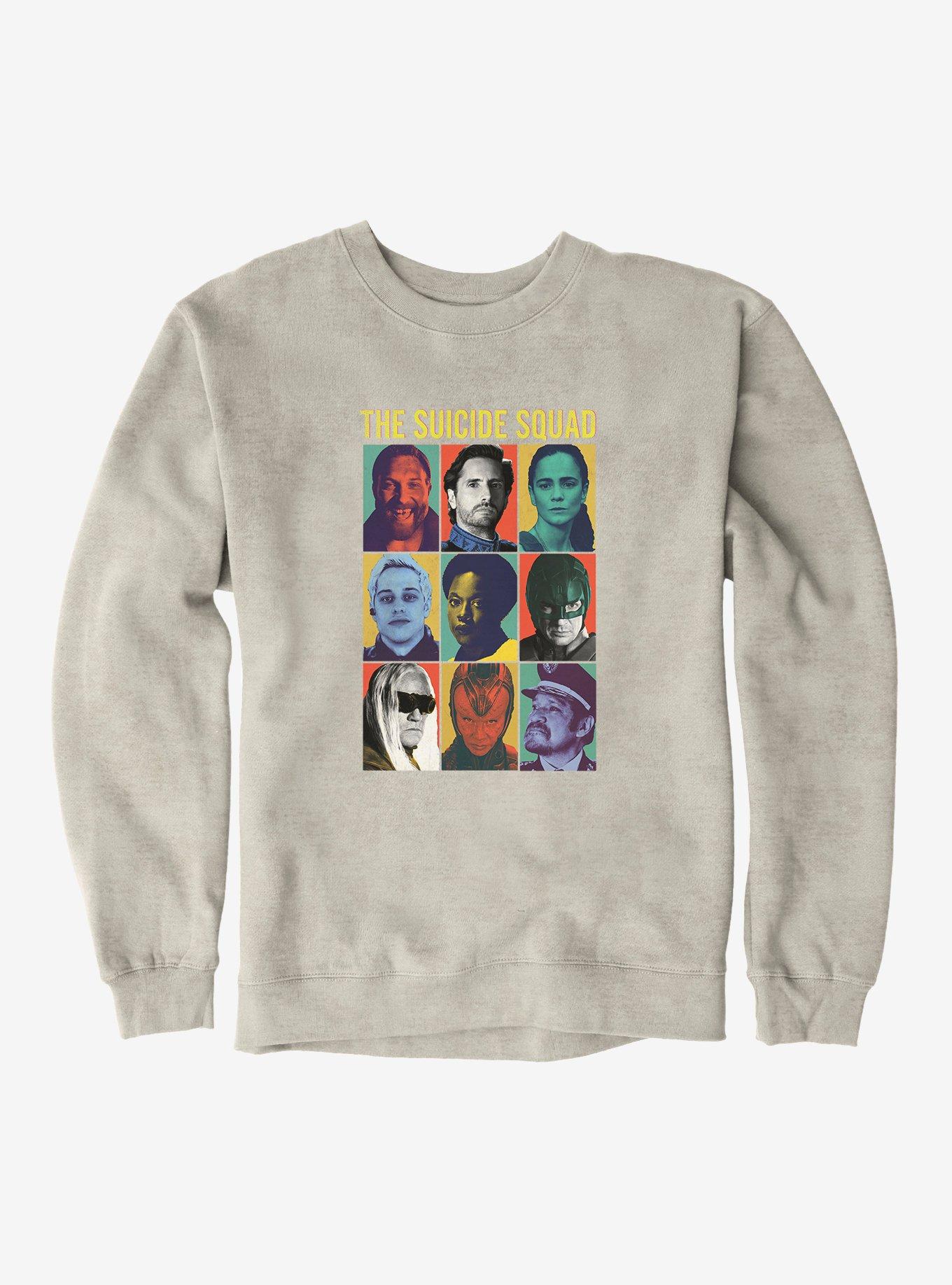 DC Comics The Suicide Squad Characters Retro Sweatshirt, , hi-res