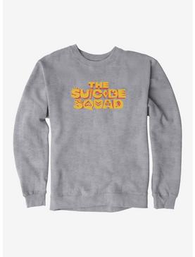 DC Comics The Suicide Squad Yellow Logo Sweatshirt, HEATHER GREY, hi-res