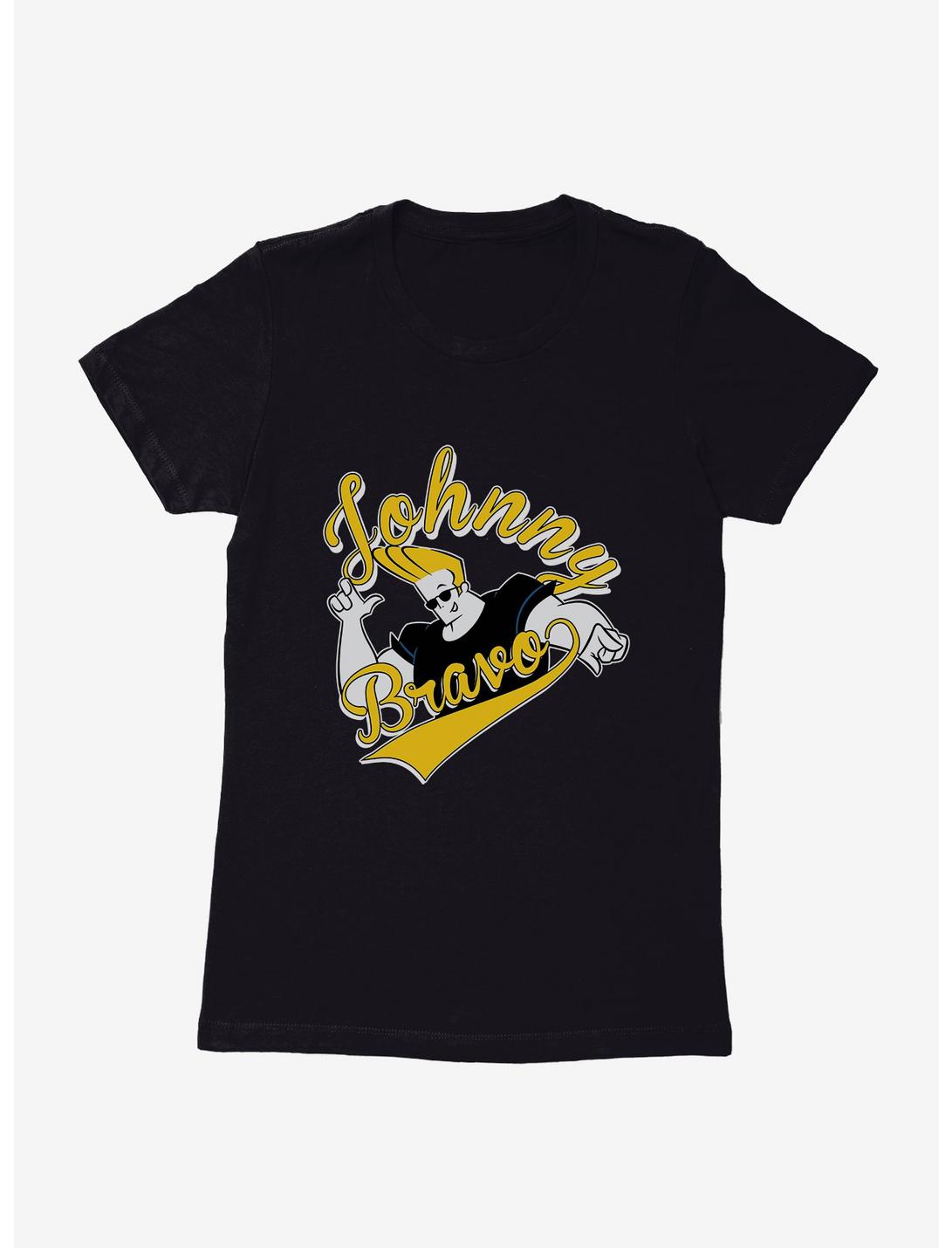 Johnny Bravo Cursive Womens T-Shirt, , hi-res
