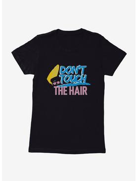 Johnny Bravo Don't Touch The Hair Retro Womens T-Shirt, , hi-res
