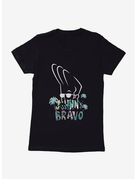 Johnny Bravo Palm Tree Script Womens T-Shirt, , hi-res
