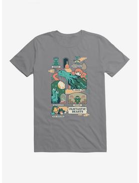 Fantastic Beasts Beastly Friends T-Shirt, STORM GREY, hi-res