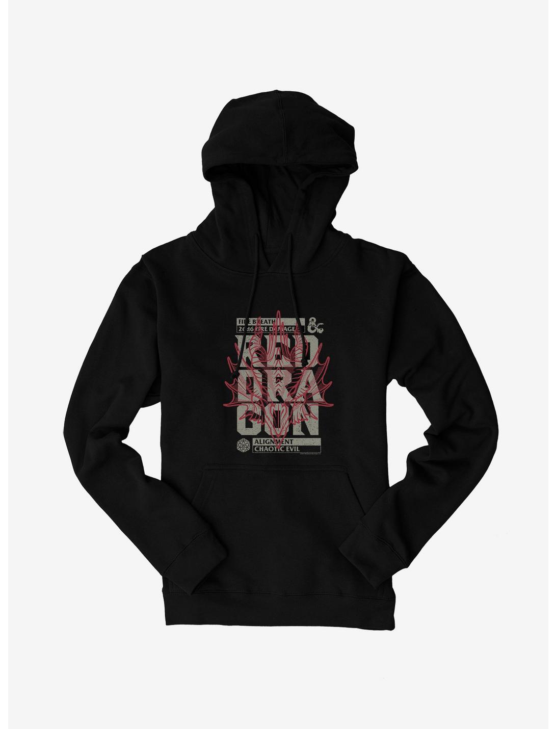 Dungeons & Dragons Chaotic Evil Retro Competition Cards Hoodie, , hi-res