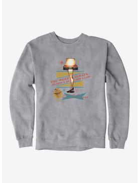 A Christmas Story Jealous Of This Lamp Sweatshirt, HEATHER GREY, hi-res