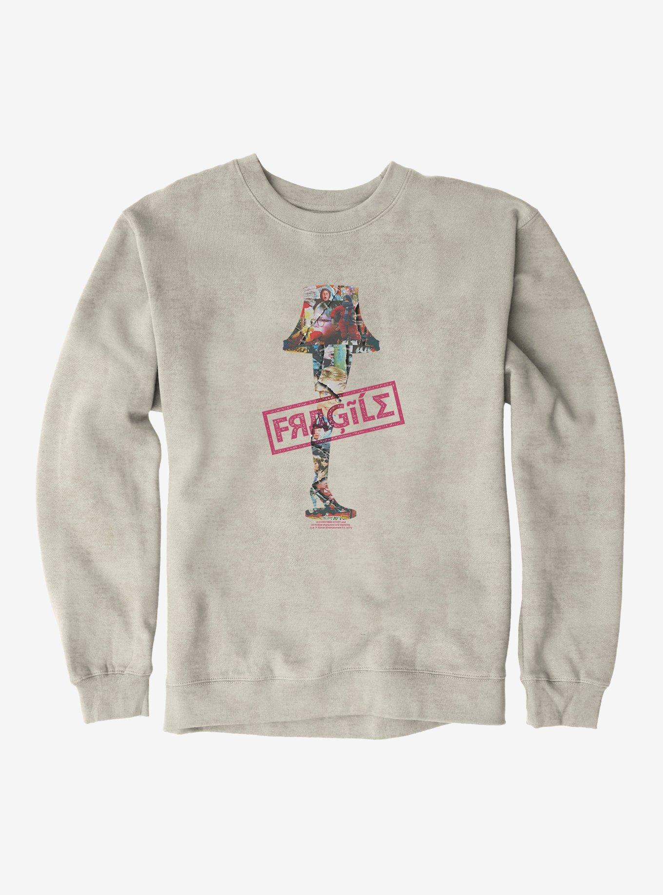 A Christmas Story Fragile Leg Lamp Sweatshirt, , hi-res