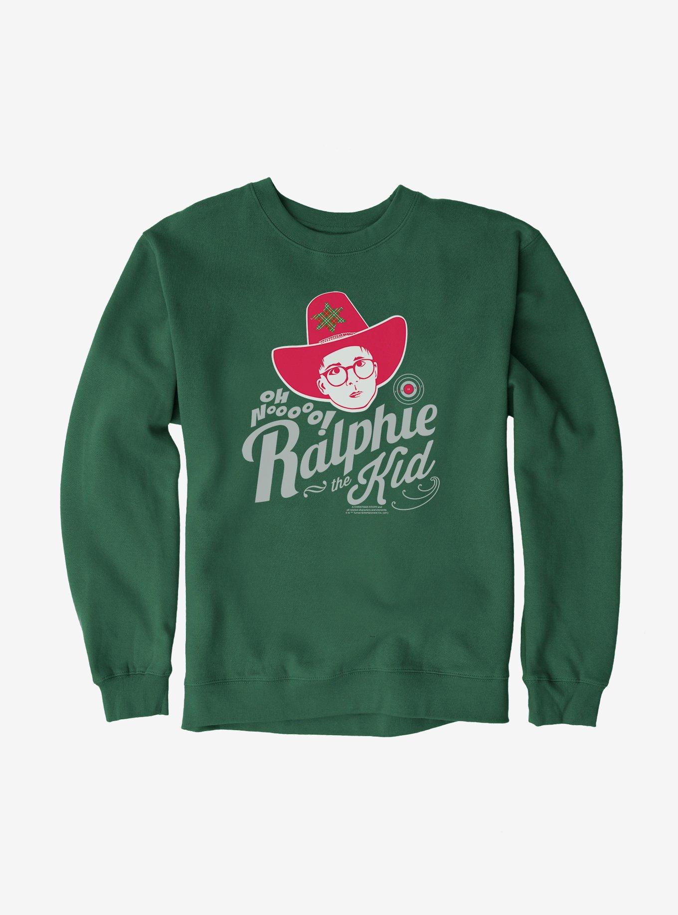 A Christmas Story Ralphie The Kid Sweatshirt, FOREST, hi-res