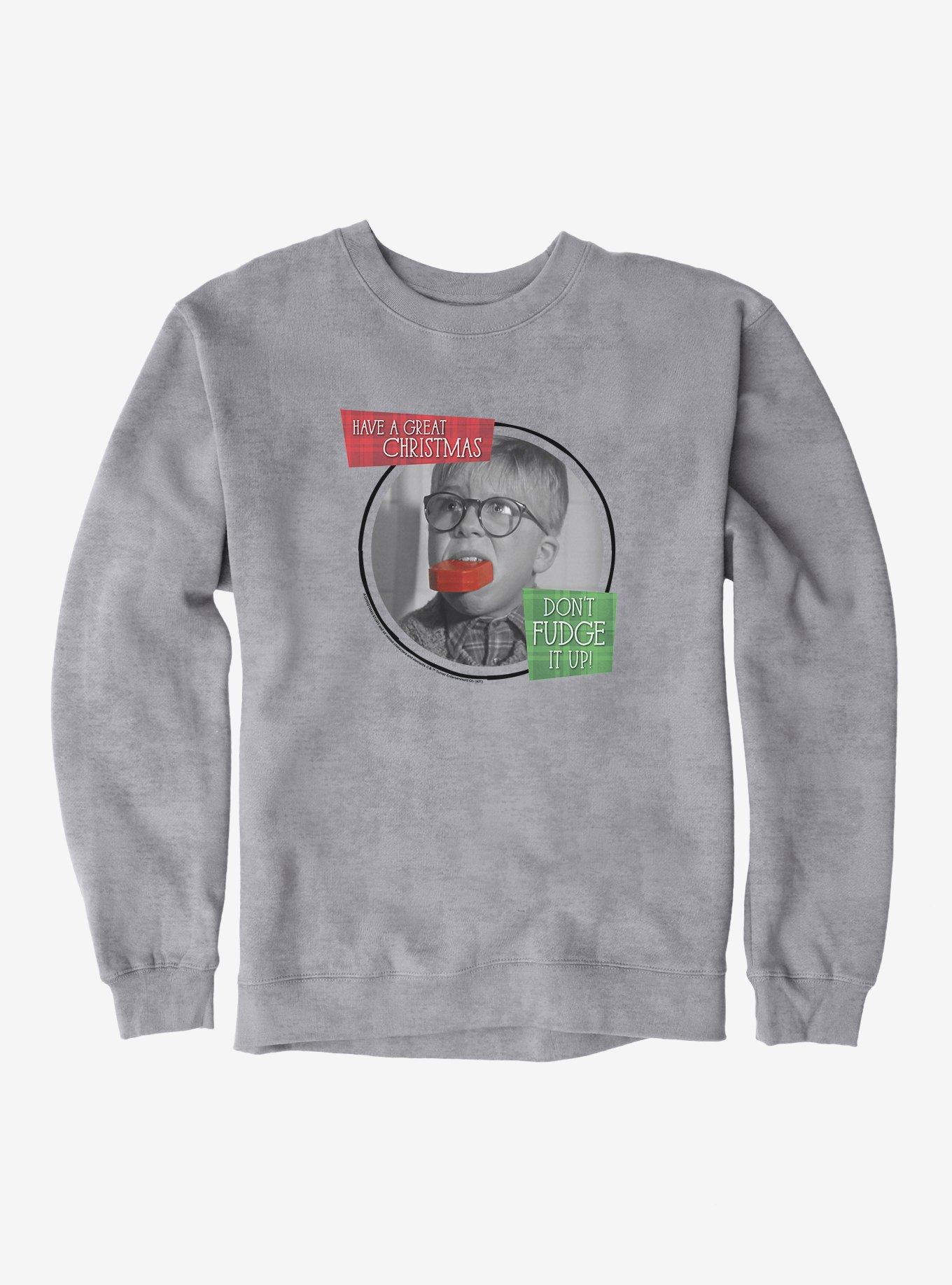 A Christmas Story Don't Fudge It Up Sweatshirt, , hi-res