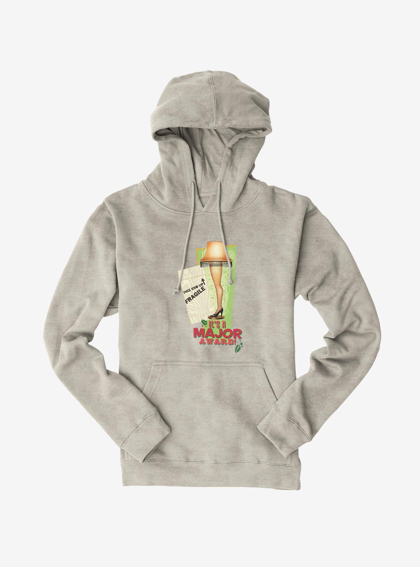A Christmas Story This End Up Fragile Leg Lamp Hoodie