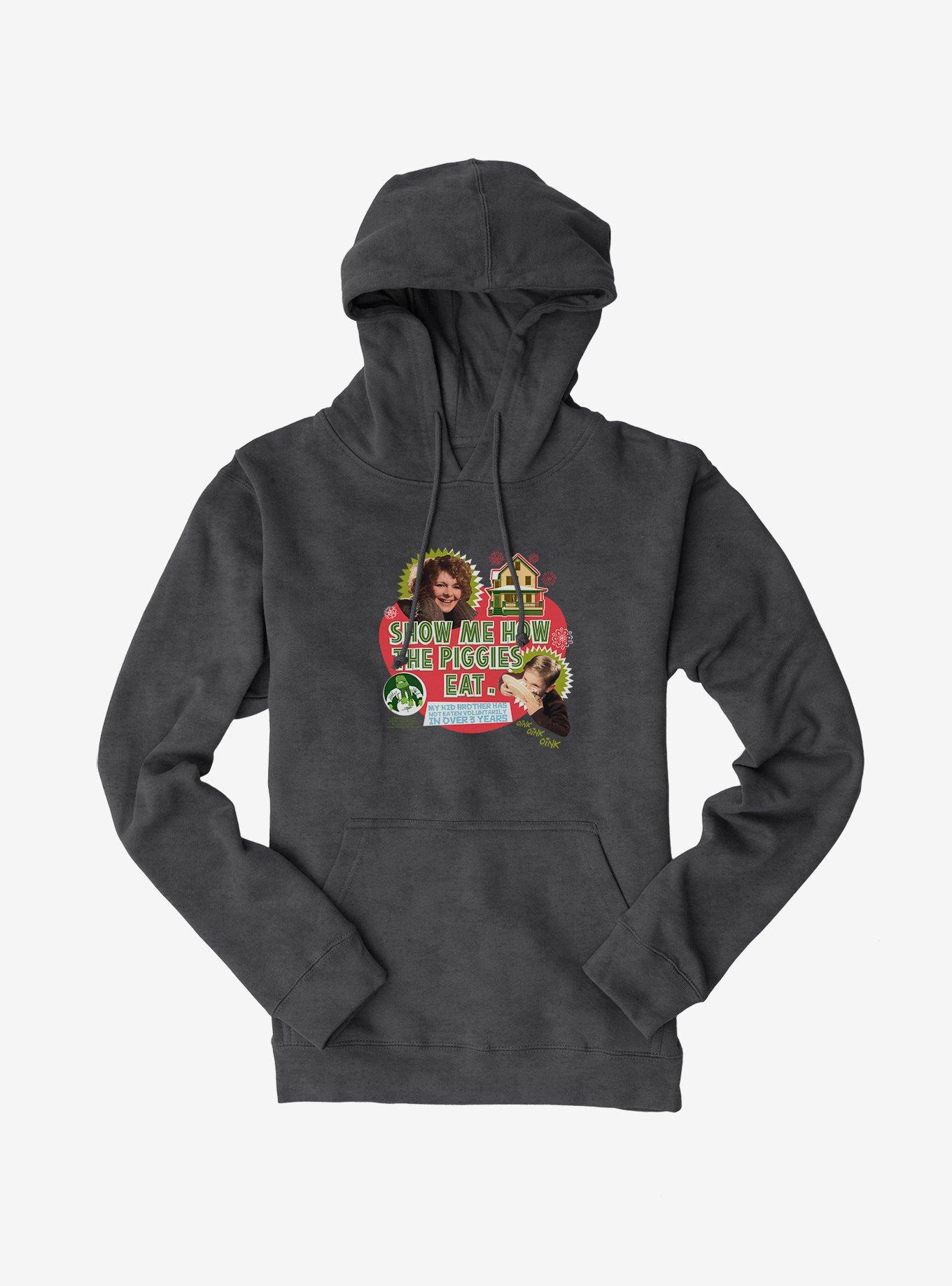 A Christmas Story How Piggies Eat Hoodie , , hi-res