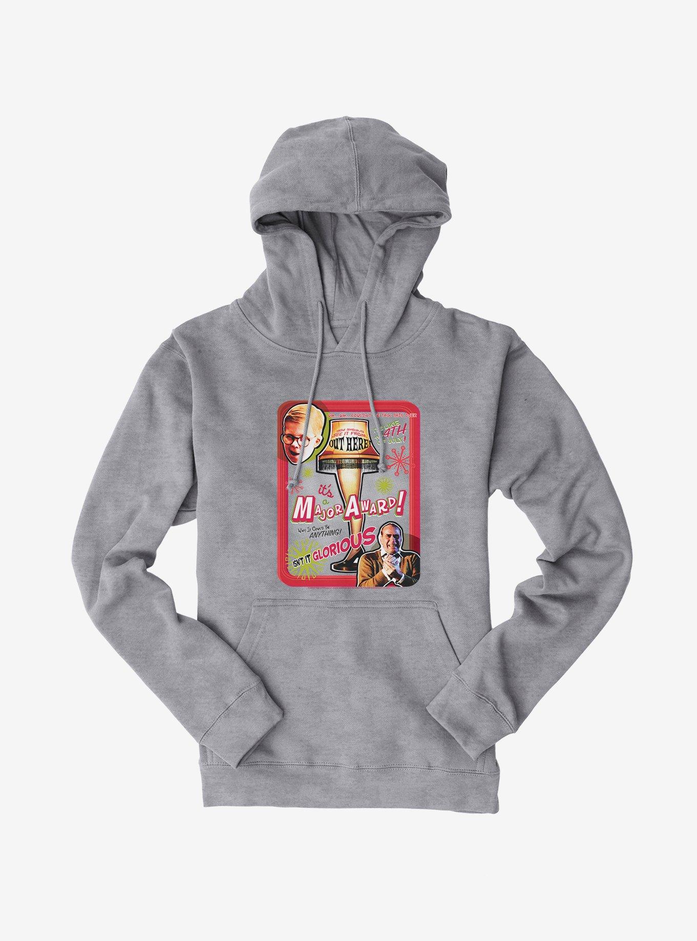 A Christmas Story You Should See It From Out Here Hoodie , HEATHER GREY, hi-res