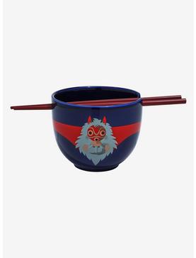 Studio Ghibli Princess Mononoke San Portrait Ramen Bowl with Chopsticks, , hi-res