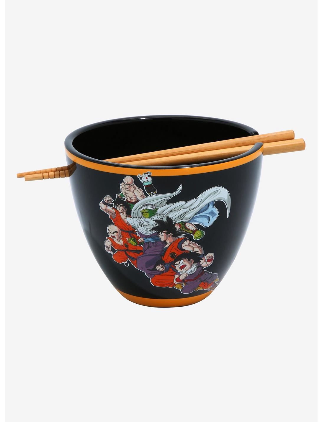 Dragon Ball Z Battle-Ready Group Portrait Ramen Bowl with Chopsticks , , hi-res