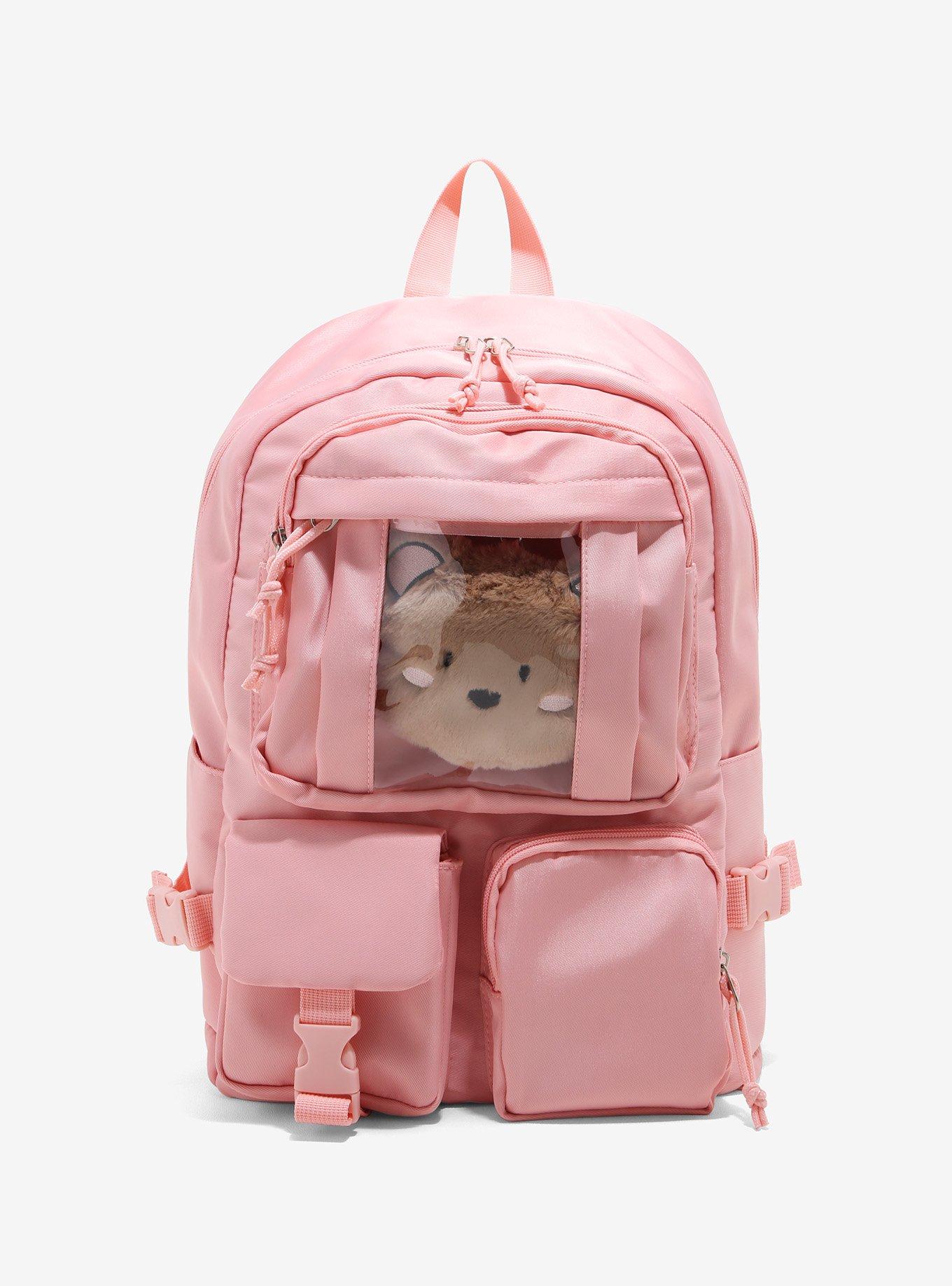 Pink Kawaii Bear Peekaboo Backpack Hot Topic