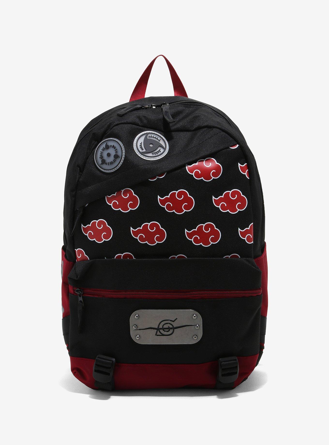 Bioworld Naruto Shippuden Red Clouds All Over Print Backpack