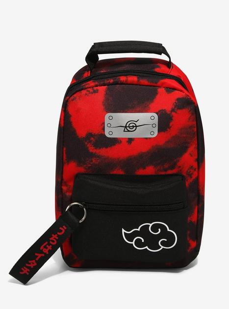 Naruto Shippuden Akatsuki Cloud Wash Lunch Bag Hot Topic