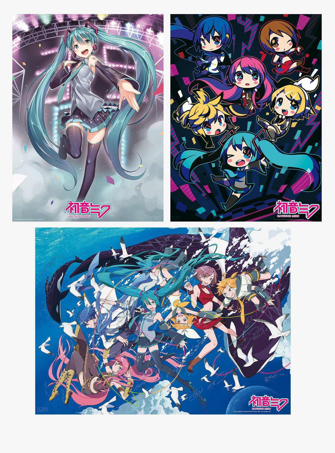 Hatsune Miku 3 Pack Posters, , hi-res