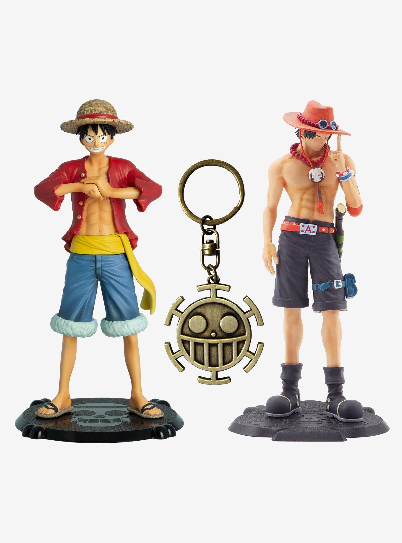 One Piece Luffy And Ace Figures With Keychain, , hi-res