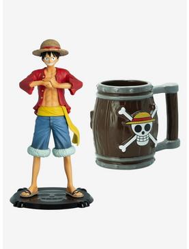 One Piece Luffy Figure And Straw Hat 3D Mug Bundle, , hi-res