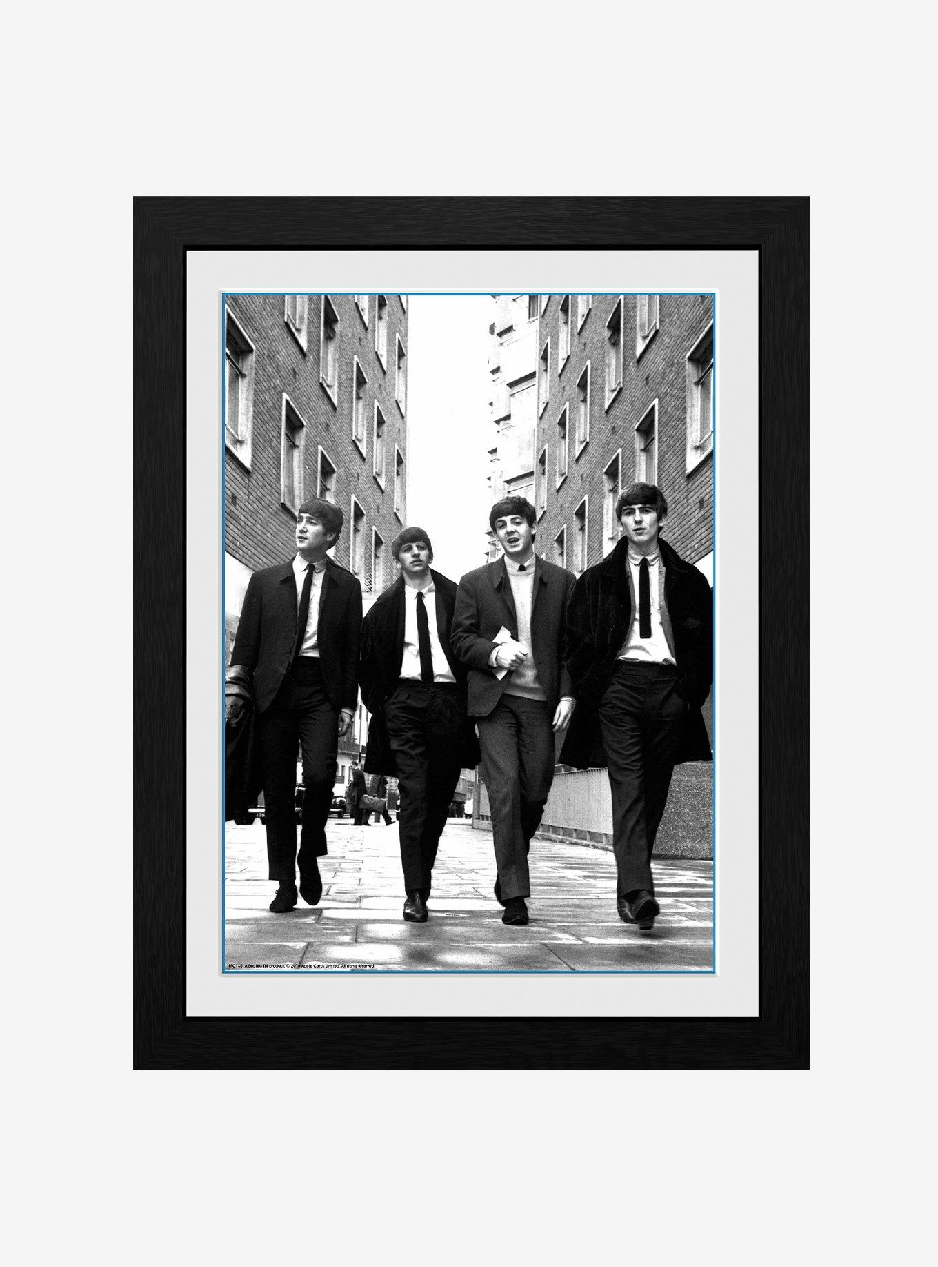 The Beatles In London Portrait Framed Poster