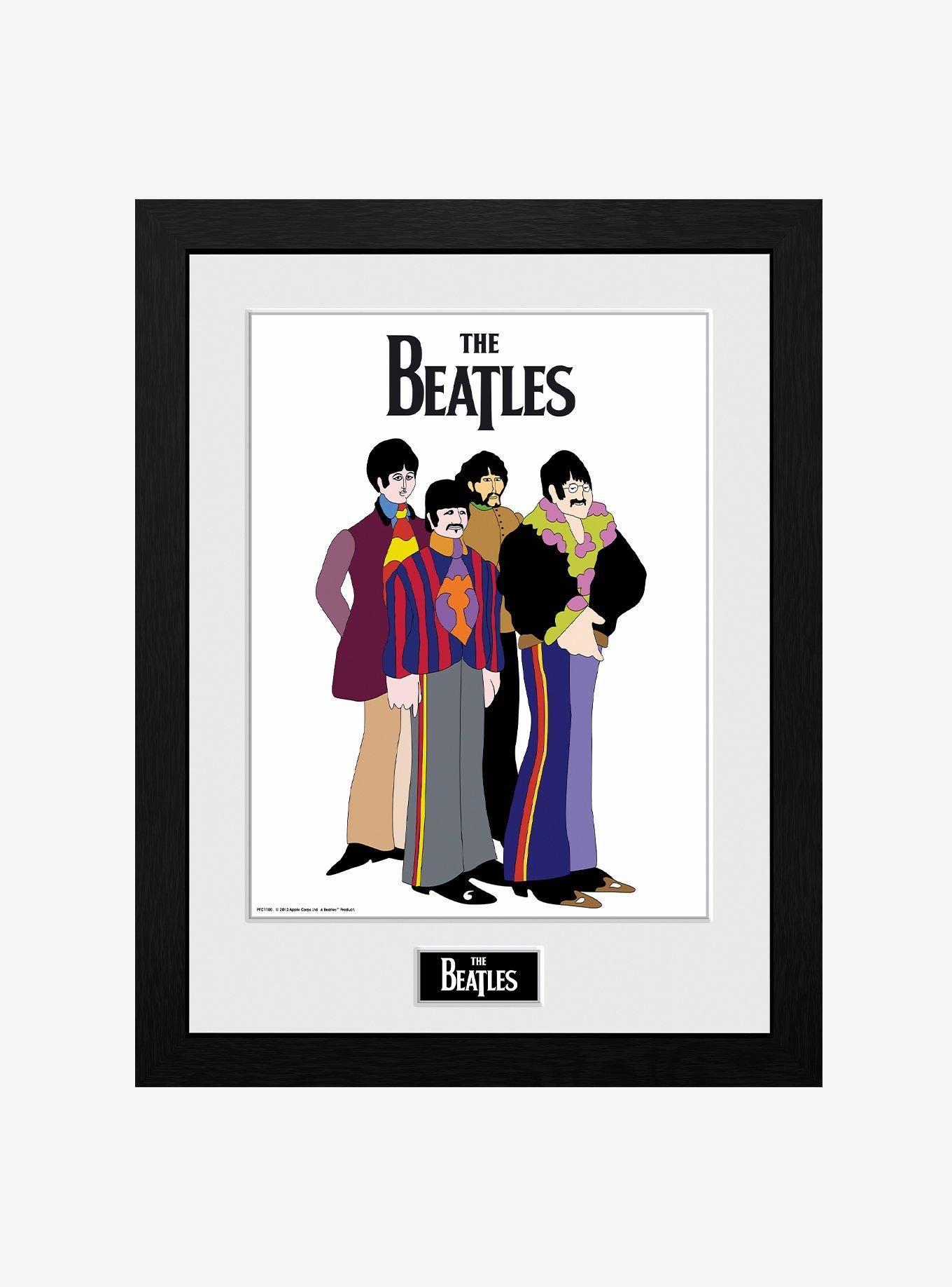 The Beatles Yellow Submarine Shadowbox Art By The Beatles Ph 8571