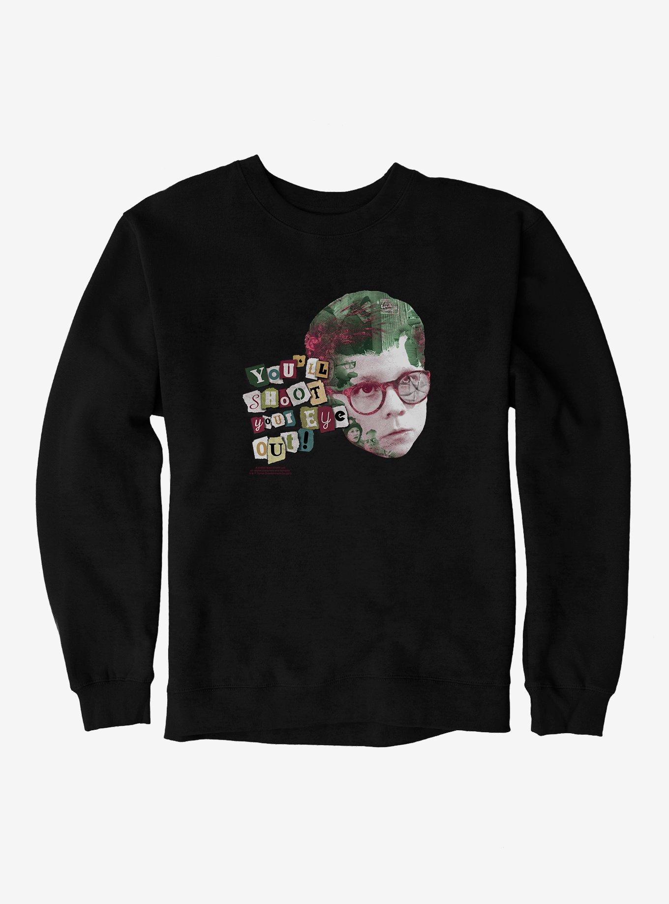 A Christmas Story You'll Shoot Your Eye Out Sweatshirt, , hi-res