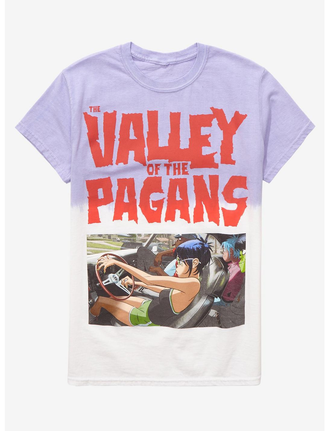 Gorillaz Valley Of Pagans Dip-Dye Girls T-Shirt, MULTI, hi-res