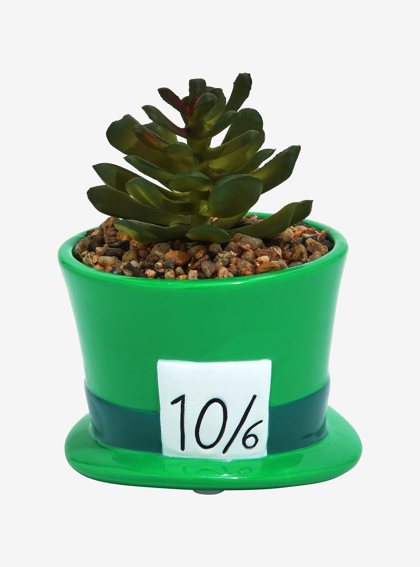 Disney Alice in Wonderland Mad Hatter Faux Succulent Planter, , hi-res