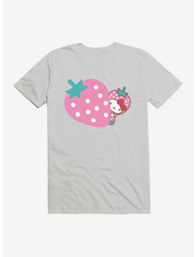 Hello Kitty Five A Day Pink Strawberry T-Shirt, SILVER, hi-res